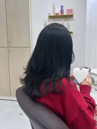 セミロング カラー IS所属・横浜美容室/透明感 カラー/レイヤーのヘアスタイル