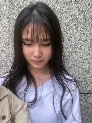 ロング nessヤマサキ リュウタのヘアスタイル