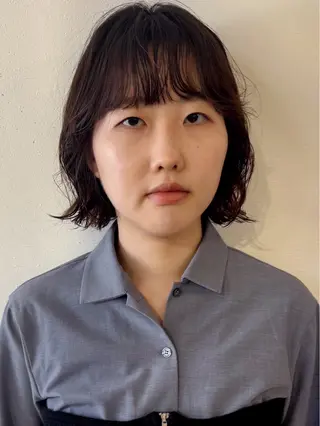 ショート パーマ riko*.+ﾟ 韓国風パーマのヘアスタイル