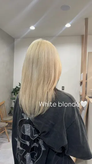 セミロング カラー 服部　心春 ｜カラーモデル募集のヘアスタイル