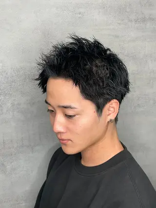 ショート メンズ Aguhair dolce所属・すぐ予約可能⭕️ さかもとゆうきのヘアスタイル