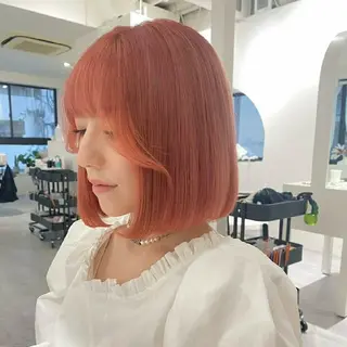 ミディアム ORIKA 美容室のヘアスタイル