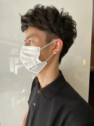 メンズ SHUN メンズパーマのヘアスタイル