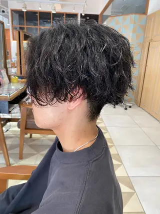 カラー パーマ ヘアアレンジ メンズ メンズパーマの巨匠 鈴木純のヘアスタイル