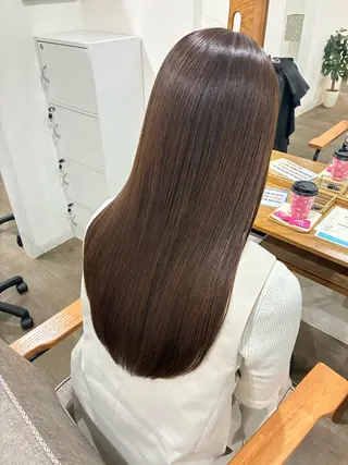 ロング 髪質改善jewelbox 〜私のトリートメント〜 東梅田店所属・髪質改善/ボブ/梅田 runa_ニュアンスのヘアスタイル