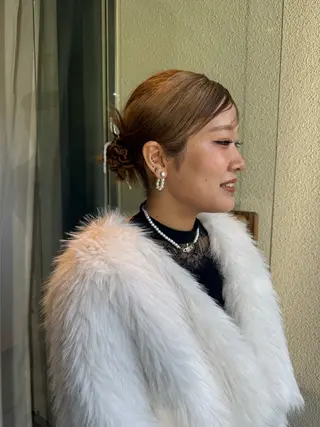 ロング カラー ヘアアレンジ sakura カットモデル募集💖のヘアスタイル