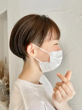 ショート ハイトーン×似合わせ 🌱中川慎之介のヘアスタイル