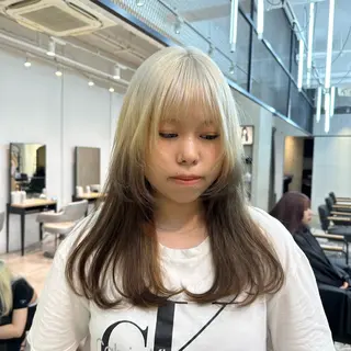 カラー ハイトーン特化 pepe🎀のヘアスタイル