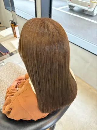 セミロング カラー 🪄くすみカラー❇️ 名塚比奈乃🪄のヘアスタイル