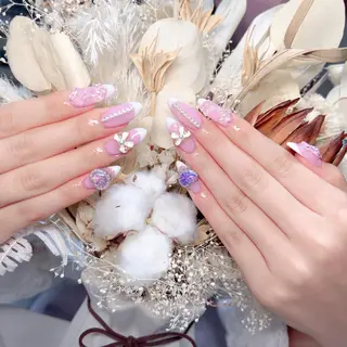 ネイル M🌷nail 長さだし専門店のネイルデザイン