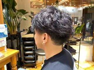 ミディアム カラー メンズ 美髪改善・ブリーチ tadasuke⭐️のヘアスタイル
