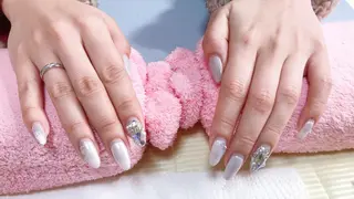 ネイル 北浦和 自爪育成ケアのネイルデザイン