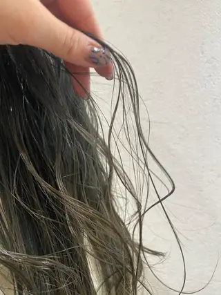 セミロング カラー ヘアアレンジ パーマ指名No1 /namiのヘアスタイル