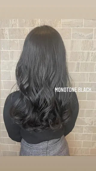 セミロング カラー 渡辺 瑠美のヘアスタイル