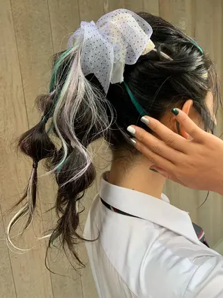 ロング ヘアアレンジ 🌼sunc HINAMI🌼のヘアスタイル