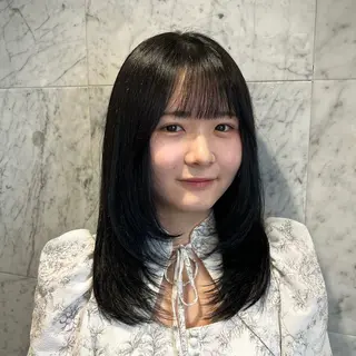 ミディアム 🦋レイヤー職人 猪瀬玲奈🦋のヘアスタイル
