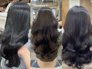 セミロング 韓国風パーマ/ヘア セット/店長みづきのヘアスタイル
