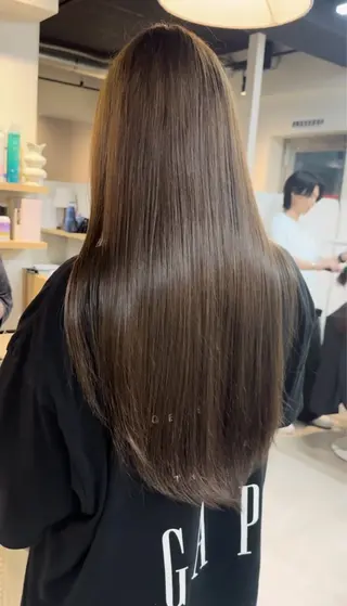 ロング カラー Cara Fukuoka【カラフクオカ】所属・艶カラー🎀Cara アシスタントwakoのヘアスタイル