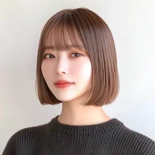 グレージュ/レイヤー ふうか　渋谷のヘアスタイル