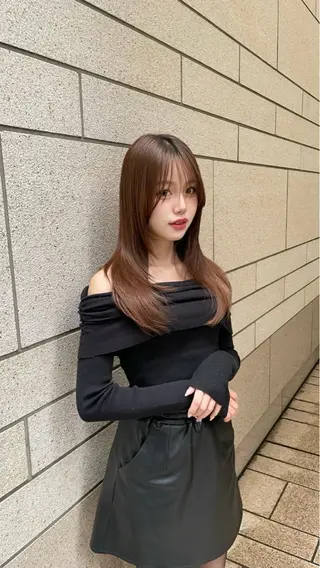 ロング 美髪縮毛矯正🤍 髪質改善/Shinaのヘアスタイル