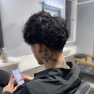 ショート パーマ メンズ 【Gisel】 Asakiのヘアスタイル