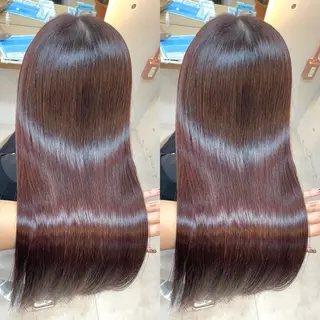 ロング カラー ブリーチ無しダブル カラー🦕まどかのヘアスタイル