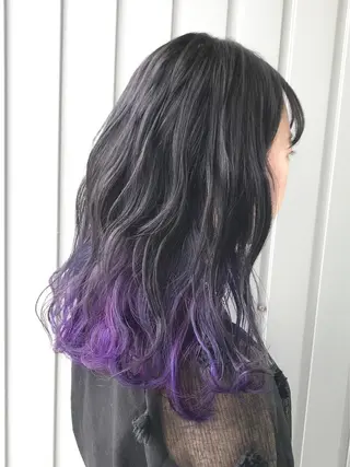 セミロング カラー 髙橋 かすみのヘアスタイル