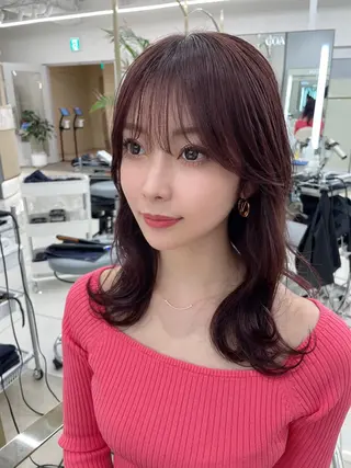 ミディアム COA GINZA 空也/前髪/顔まわりのヘアスタイル