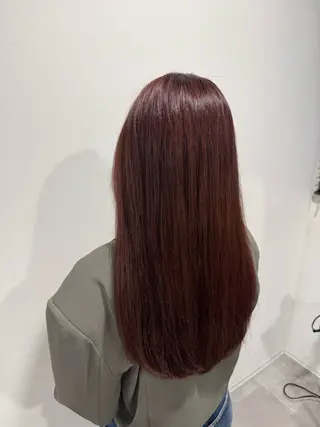 ロング カラー 平尾/艶カラー/ アッシュ系/中川誠大のヘアスタイル