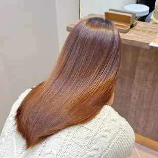 ロング ピンクカラー🎀 米津 美佑のヘアスタイル