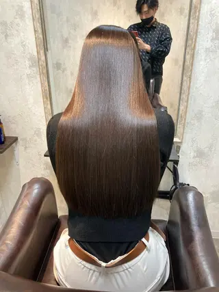 ロング seta新宿所属・髪質改善/縮毛矯正 芹沢のヘアスタイル