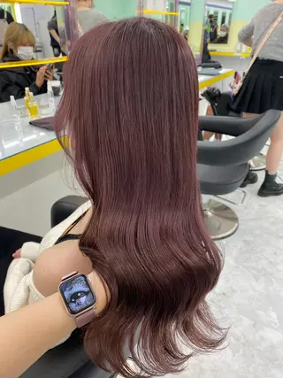 セミロング カラー パーマ ヘアアレンジ メンズ キッズ ネイル マツエク・マツパ アイブロウ linette所属・🐩推し活🐩 FUTABA🍒のヘアスタイル