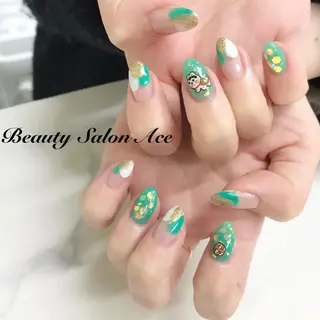 ネイル Beauty Salon Ace（ネイルサロン　エース）所属・池袋フィルイン Ace♡長さだしのネイルデザイン