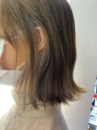 カラー 顔周りカット/透明感 カラー✂️MEIのヘアスタイル