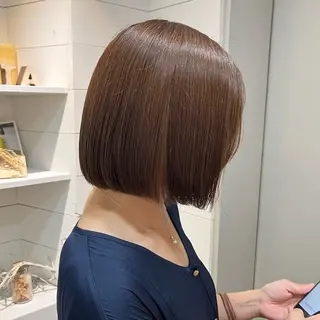 ミディアム 冨井 ほのかのヘアスタイル
