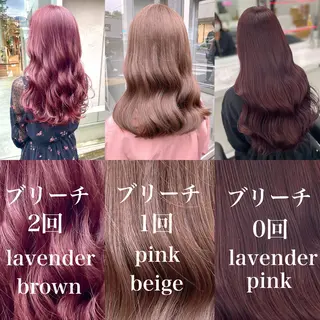 カラー ブリーチなし透明感 💗RYOTAのヘアスタイル