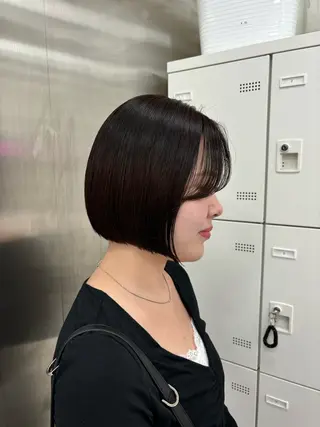 ショート カラー 表参道ハッシュカット レイヤー/リノンのヘアスタイル