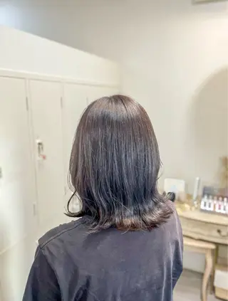 ミディアム カラー ROCCAhair 谷山陸のヘアスタイル
