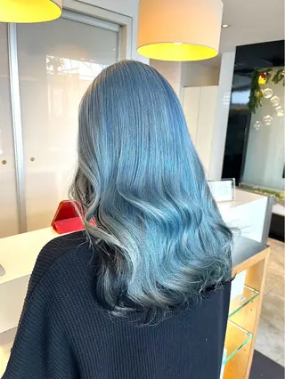 ロング カラー 名竹聖治/透明感 カラー/縮毛矯正のヘアスタイル