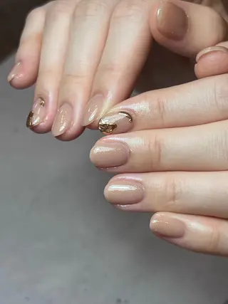 ショート 【爪の育成専門】深爪・むしり癖・丸い爪・ガサガサなど　　Rio nail所属・Rio nail まなみのネイルデザイン