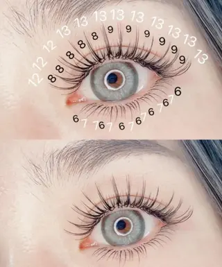 マツエク・マツパ Cute B e au t yのマツエク・マツパデザイン