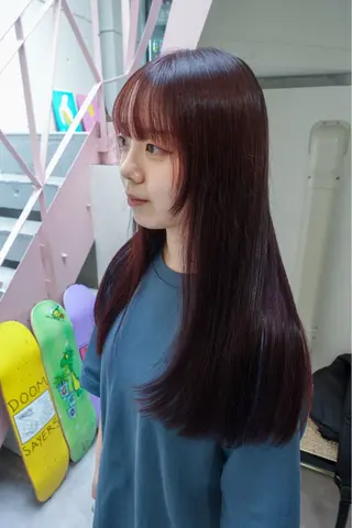 ロング カラー 🩵izu 🩵のヘアスタイル