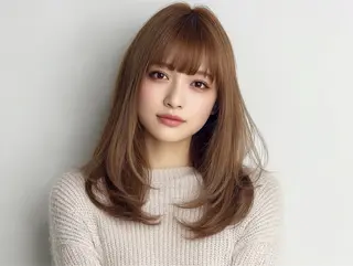セミロング trinity 本厚木のヘアスタイル