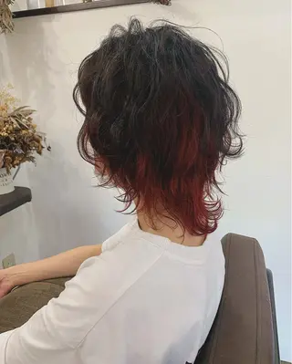 ミディアム カラー hair Libra所属・ヘアー リブラのヘアスタイル