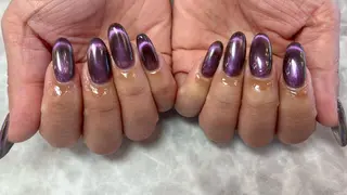 ネイル ネイルリボン 受付スタッフのネイルデザイン