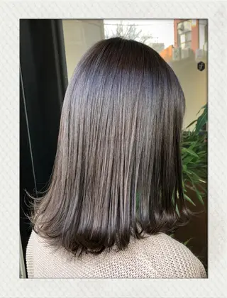 ミディアム カラー きむら かずきのヘアスタイル