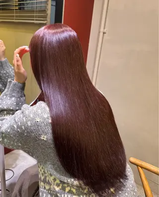 ロング カラー 透明感×レイヤーカッ ト🌼kiraraのヘアスタイル