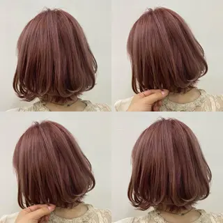 ミディアム カラー 美容室 HAKUAのヘアスタイル