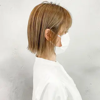 ミディアム カラー HARUKI MINATO japan KOBE所属・阿田 悠士朗のヘアスタイル