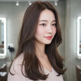 ロング 似合わせボブ✖️ 韓国レイヤー✨小関のヘアスタイル